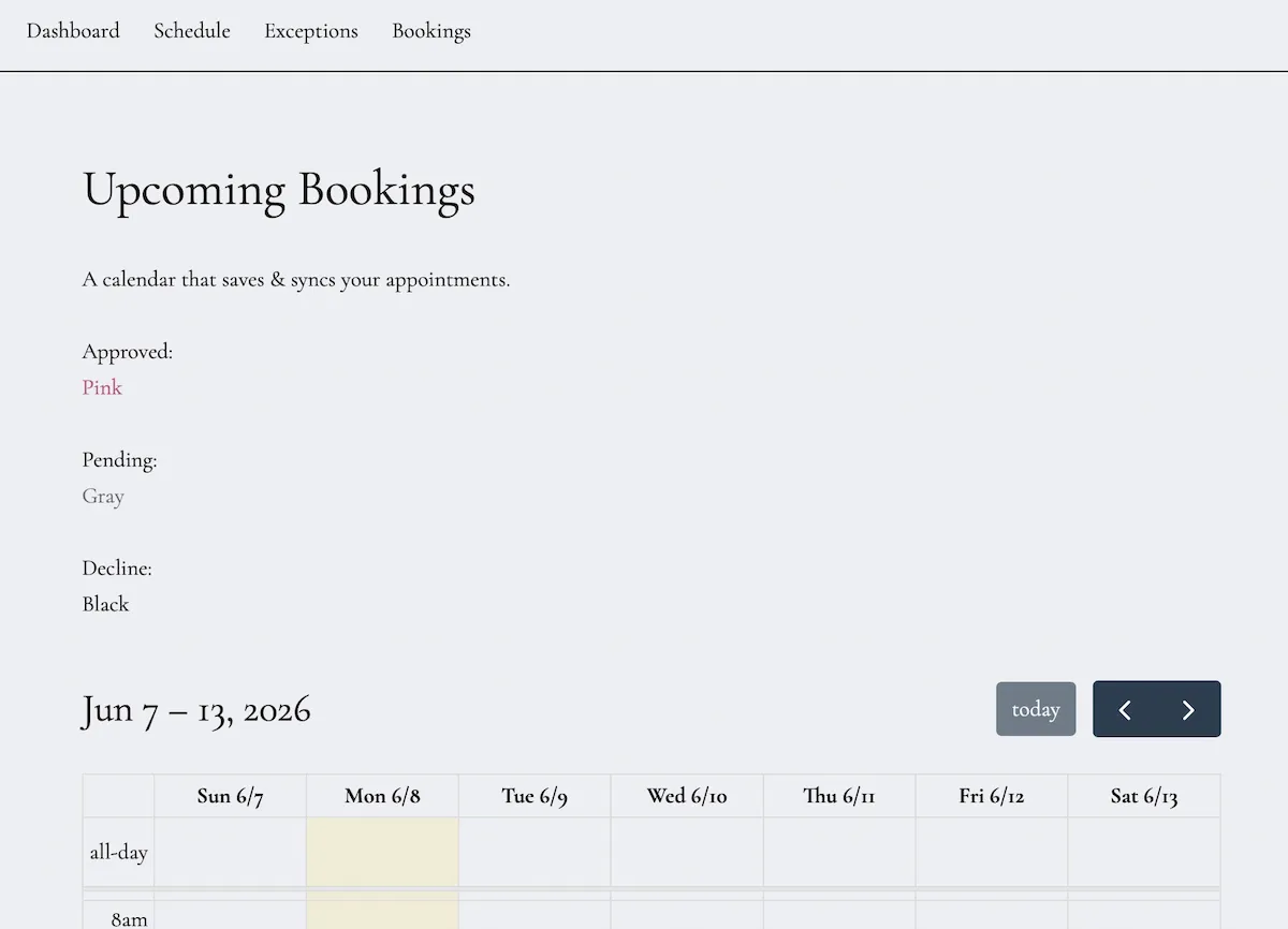Personal Brand & Booking Platform