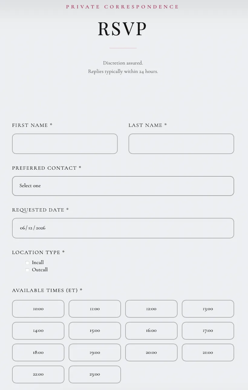 Personal Brand & Booking Platform